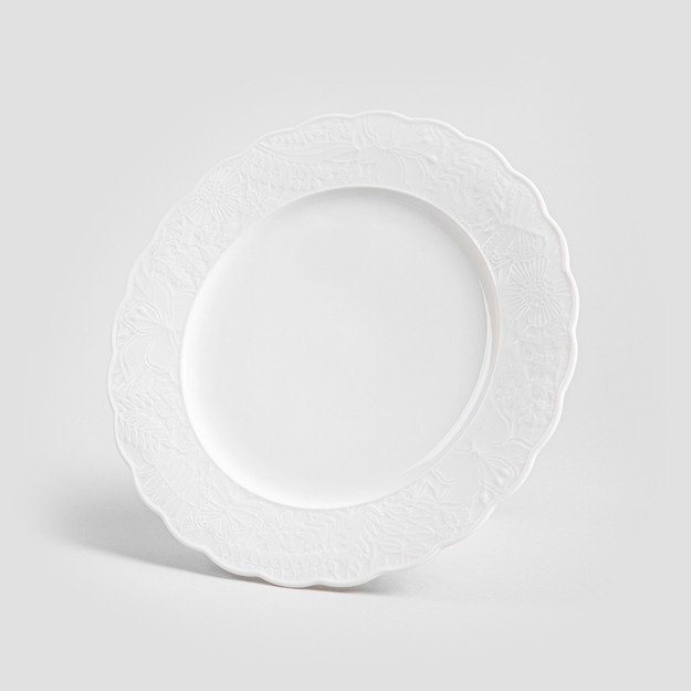 Pietų lėkštės "PRIOLO" su drugeliais  27 cm (4 vnt)