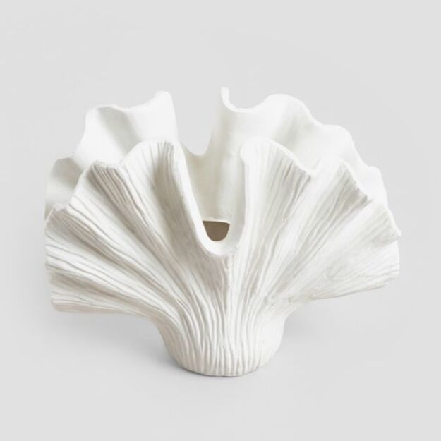 Kriauklės formos vaza 20x11x16cm