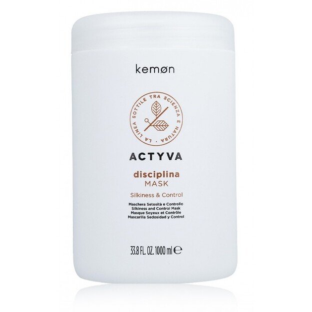 Kemon Actyva Disciplina Silkness and Control kaukės (1000 ml talpos) 