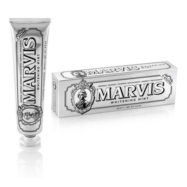 Marvis Whitening Mint Balinanti mėtų skonio dantų pasta, 85 ml
