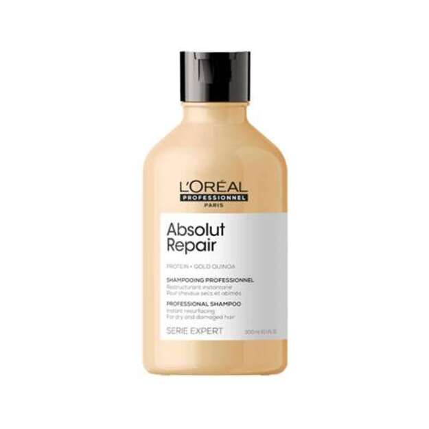 Pažeistų plaukų šampūnas L’Oréal Professionnel Absolut Repair Gold Shampoo 300ml