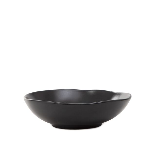 "MINGA"  gili lėkštė, juodos spalvos, 22 cm