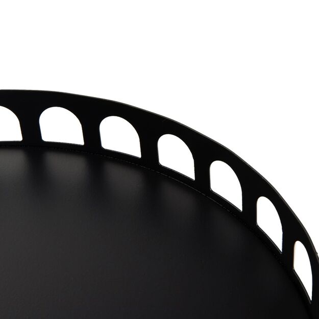 "ZIKO" Dekoratyvinė lėkštė juoda 25x3,5 cm